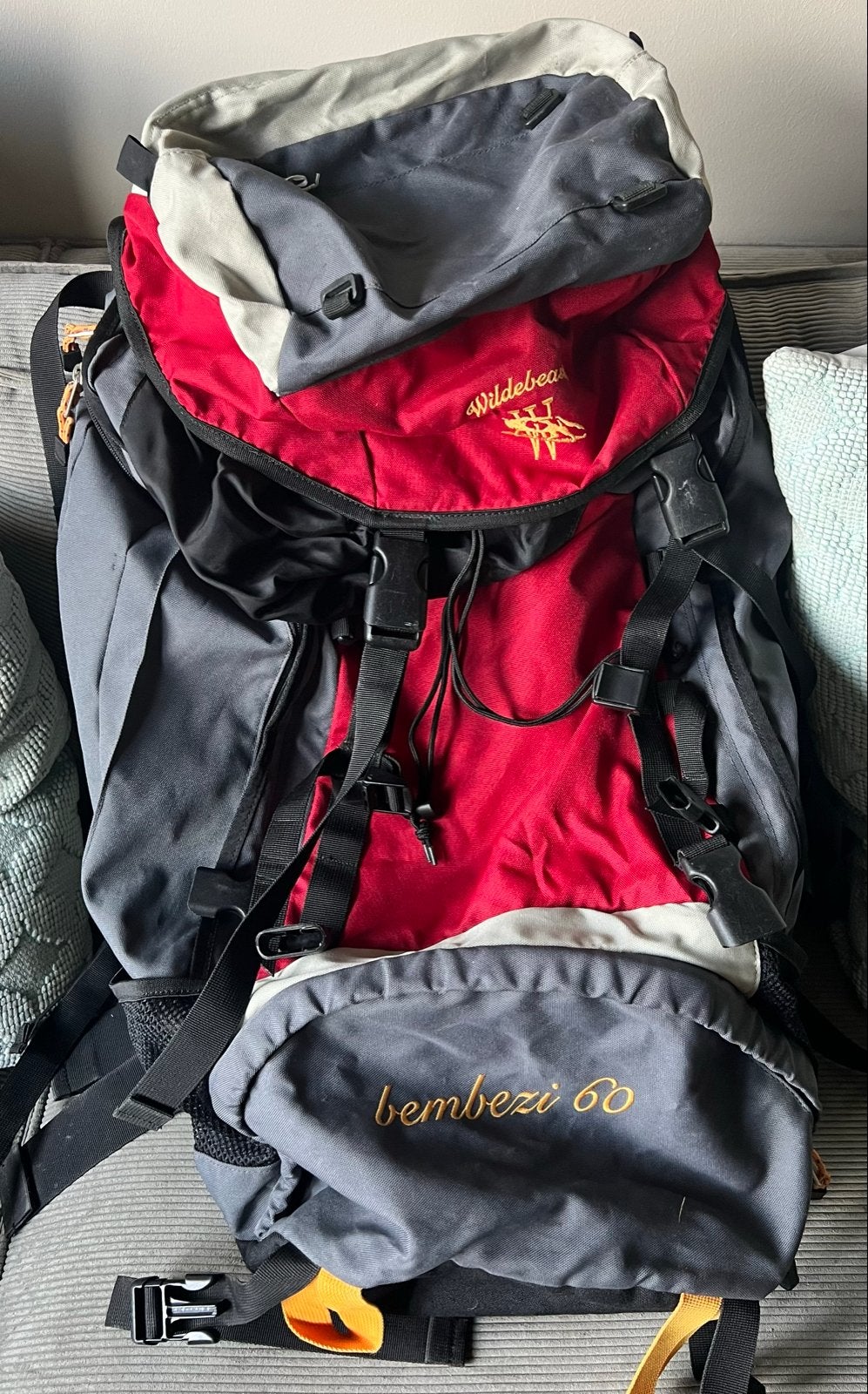 Wildebeast Bembezi Trekking Backpack Rugzak 60 Liter, Overige merken, 40 cm of meer, Gebruikt, Ophalen of Verzenden