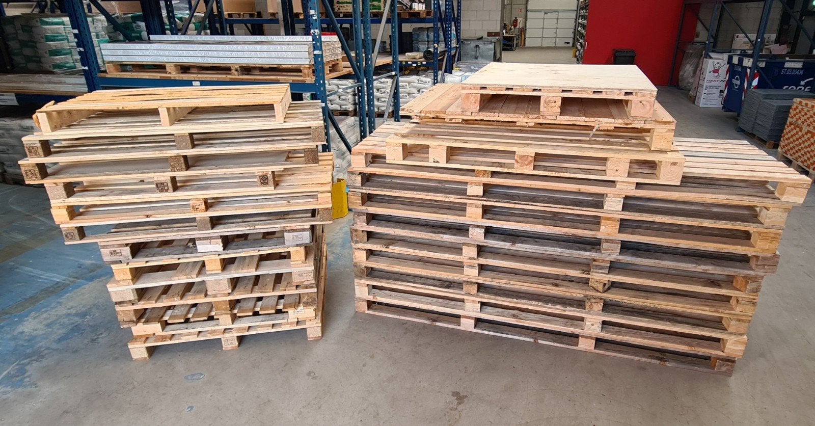 Grote pallets, Doe-het-zelf en Verbouw, Hout en Planken, Ophalen, Minder dan 25 mm, Pallet, Minder dan 200 cm