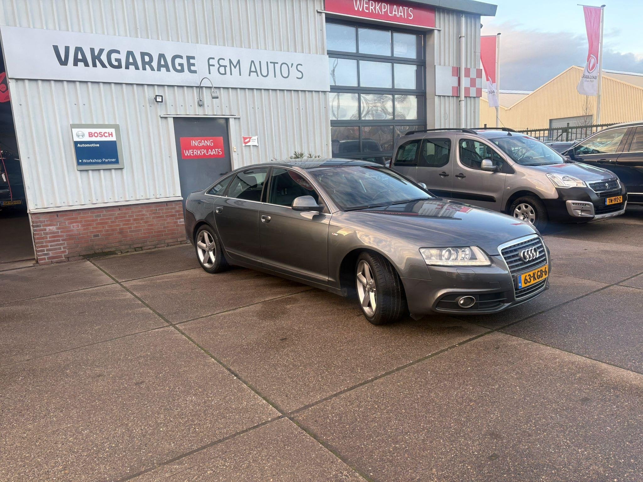 Audi A6 Limousine 2.0 TFSI S edition, Auto's, Euro 5, 1525 kg, Gebruikt, Zwart