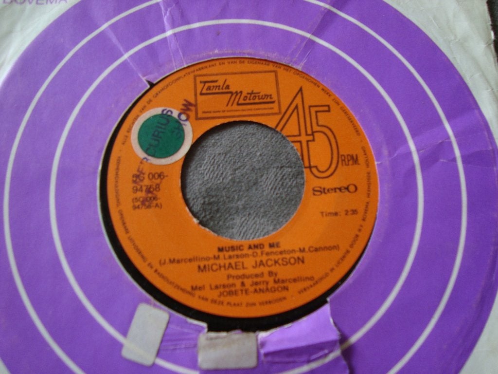 Michael jackson - music and me, Ophalen of Verzenden, Zo goed als nieuw, Pop