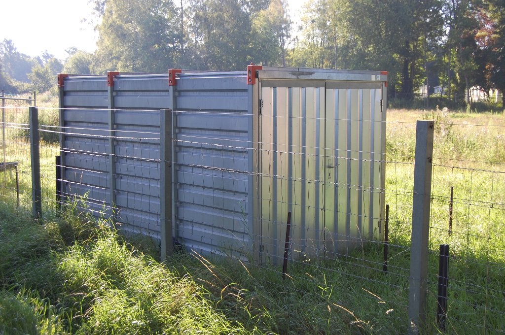 container / opslagcontainer / demontabele container, Ophalen, Gebruikt