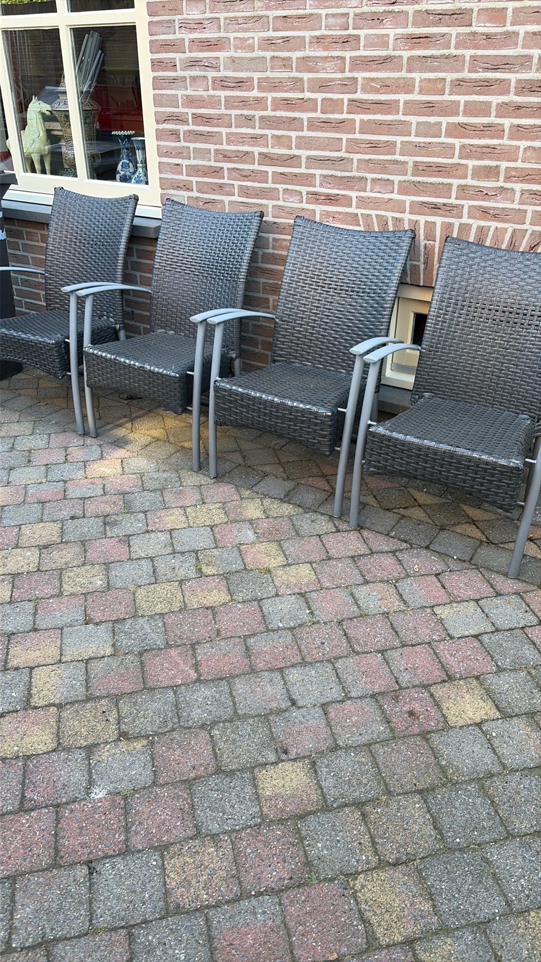 Tuinstoelen aluminium, Tuin en Terras, Tuinsets en Loungesets, Ophalen