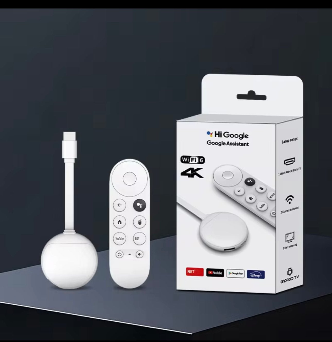 Adroid tv stick alternatief voor chromecast., Ophalen of Verzenden, Zo goed als nieuw