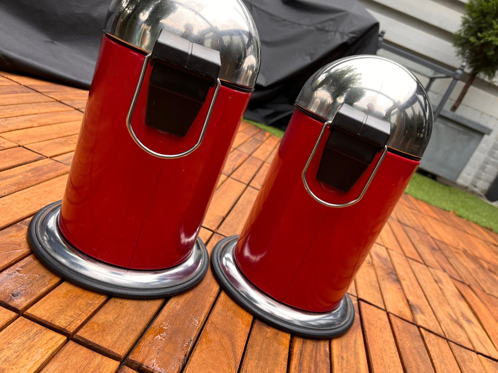 bathroom waste bins, Minder dan 10 liter, Ophalen, Zo goed als nieuw, Metaal
