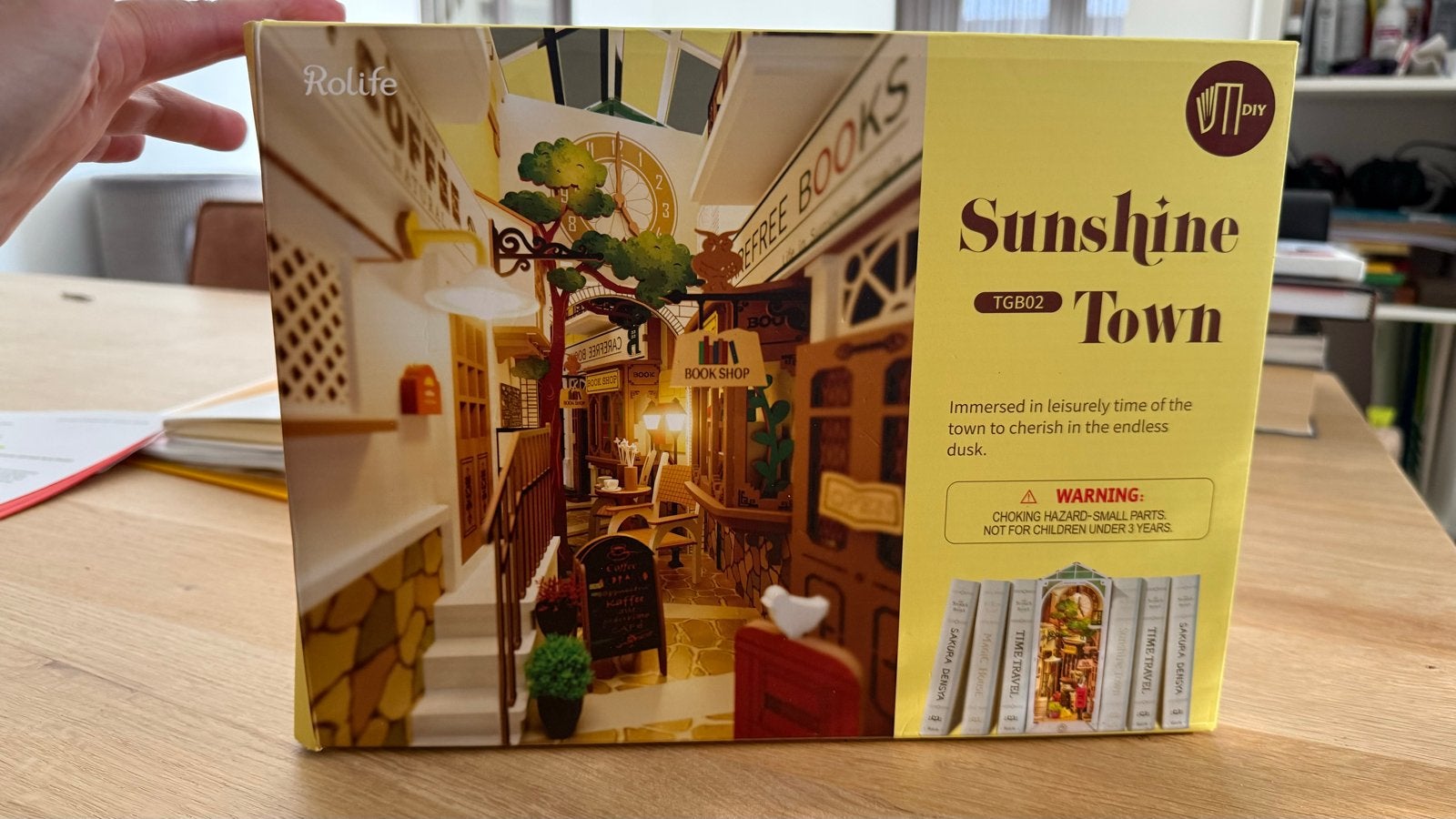 Robolife Sunshine Town DIY Boekenhoek Miniatuur Modelbouw, Overige merken, Nieuw, Ophalen of Verzenden, Groter dan 1:32