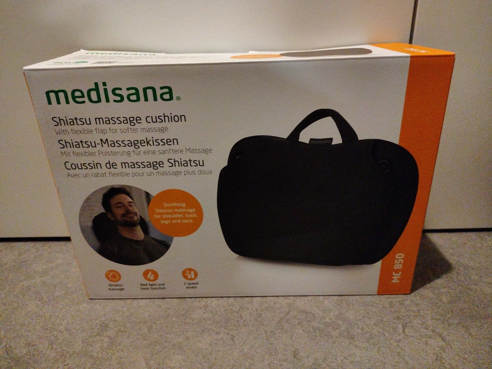 Medisana Shiatsu Massagekussen MC 850 - Ontspanning Thuis, Ophalen of Verzenden, Nieuw, Massagestoel of Kussen