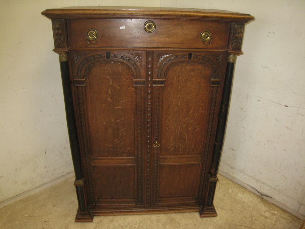 Empire stijl antieke kast met bovenlade