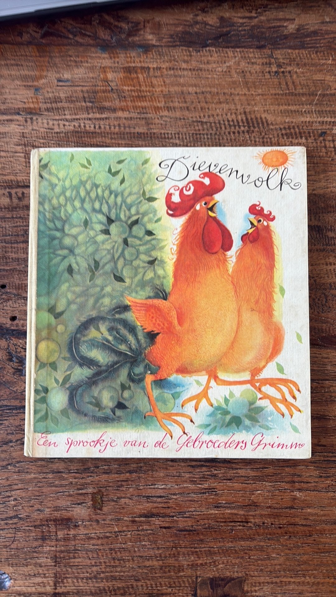 Oude Sprookjesboeken: Dievenvolk - De gebroeders Grimm, Boeken, Ophalen of Verzenden, Gelezen