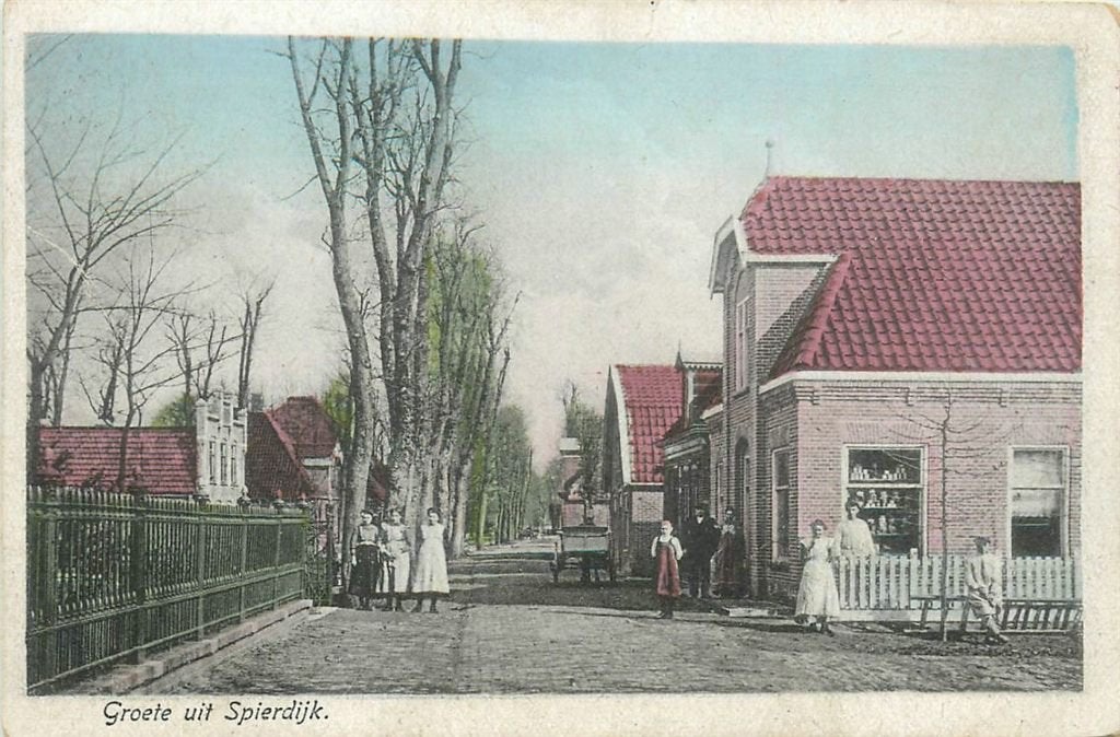 702-044-013 Spierdijk, Verzamelen, Ansichtkaarten | Nederland, Verzenden, Voor 1920, Noord-Holland