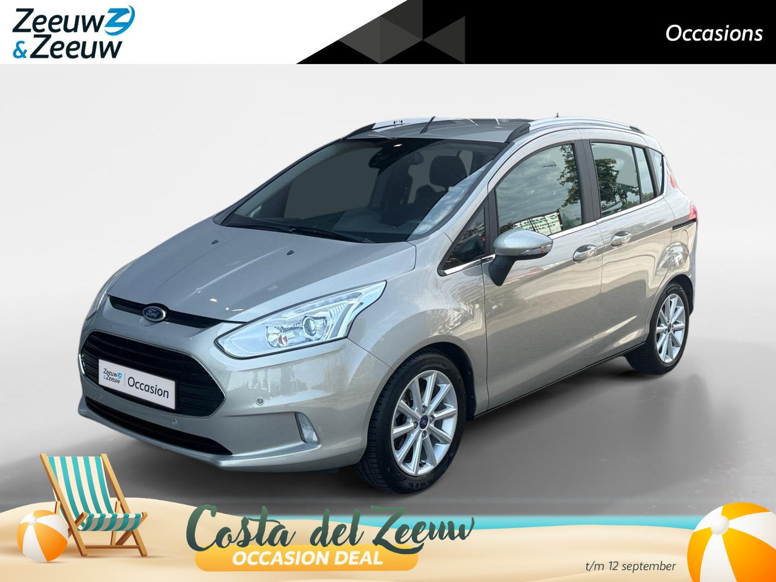 Ford B-Max 1.6 TI-VCT Titanium Automaat| Camera| 12 maanden, Auto's, Ford, Stof, Gebruikt, 4 cilinders, B-Max