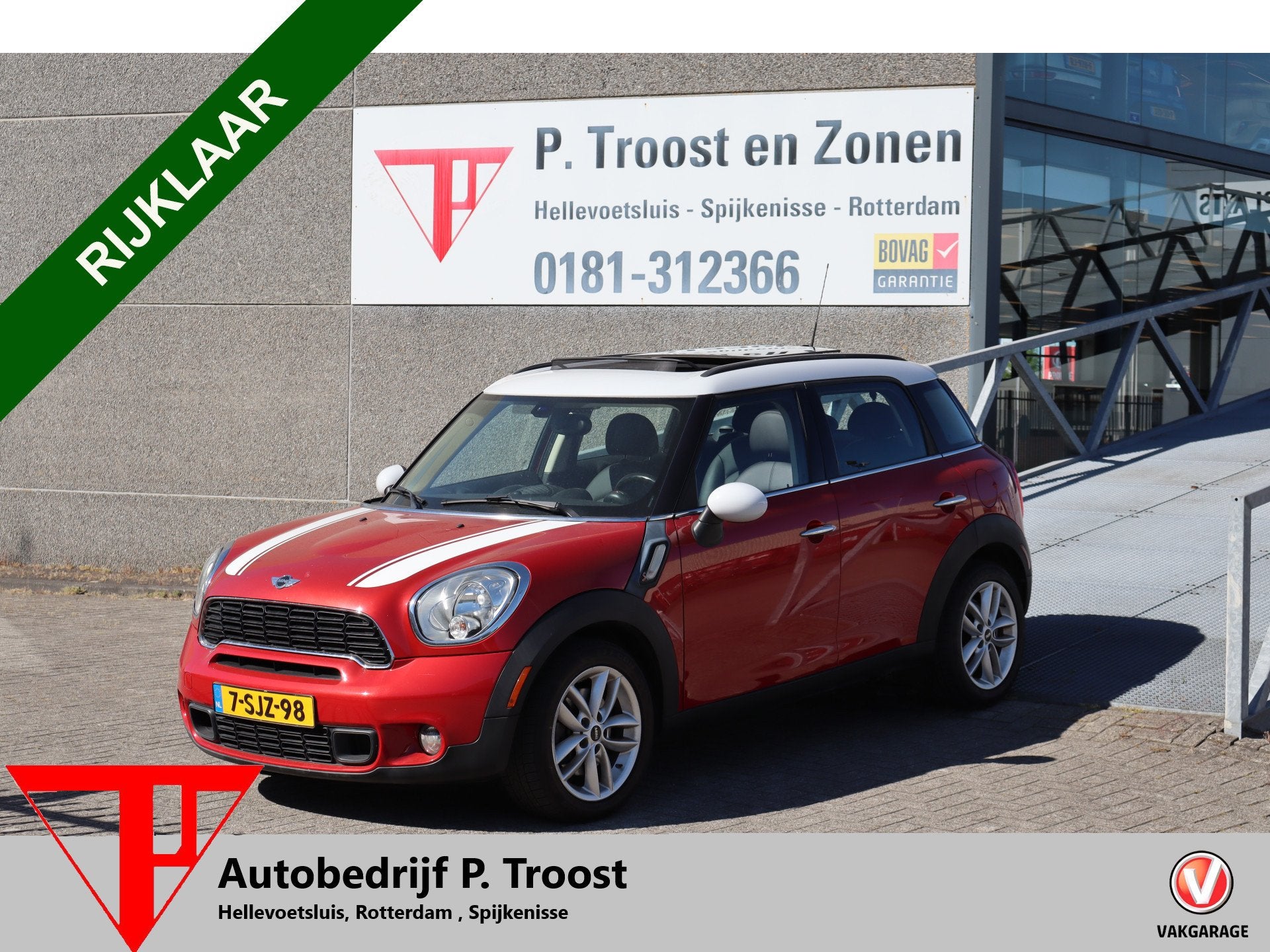 MINI Countryman 1.6 Cooper S ALL4 Chili Automaat! Panoramada, Auto's, Gebruikt, Leder, Vierwielaandrijving, 184 pk