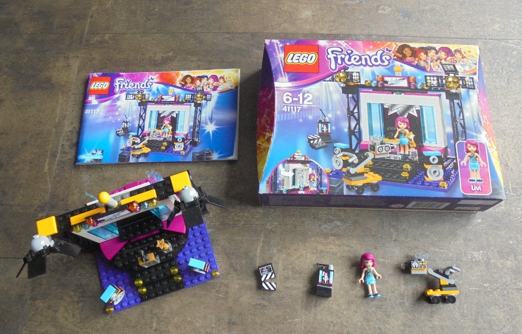 Lego Friends Pop Star TV Studio Set (zie foto's), Gebruikt, Lego, Friends, Ophalen of Verzenden