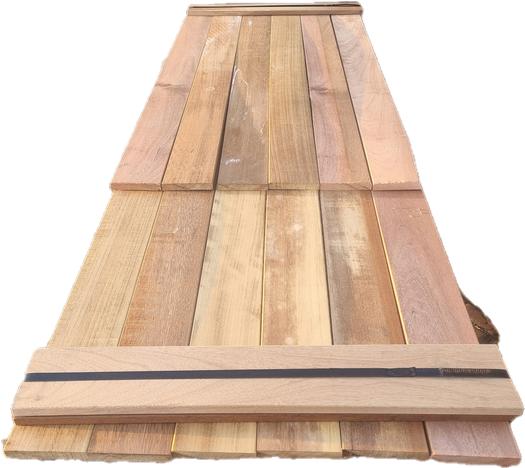 Hardhouten planken geschaafd 1.8x12.0 cm - nr: HP148, Ophalen, Planken, Nieuw, Hardhout