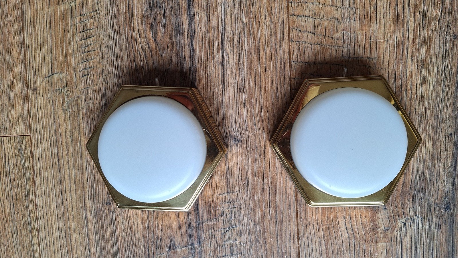 2 messing Vetus LED Plafonnières voor boot, Ophalen of Verzenden, Gebruikt, Motor en Techniek