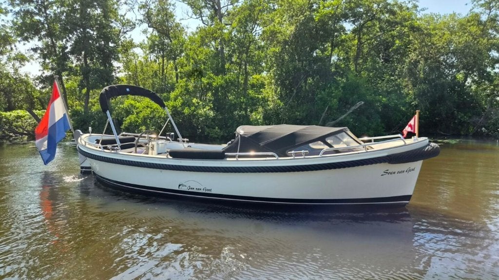 Jan van Gent 8.20 Soft Top uit 2009 en Yanmar 125pk diesel, Watersport en Boten, Vis- en Consoleboten, Overige merken, Gebruikt