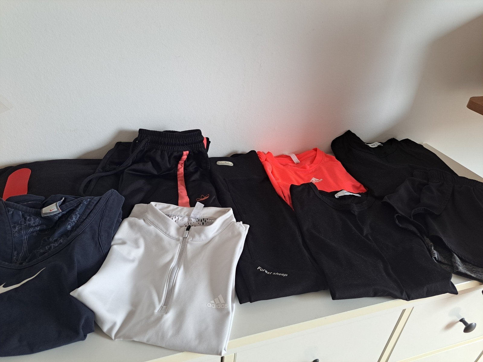 9 sport items, Size Xs, New or As good as new, Ophalen of Verzenden, Zo goed als nieuw, Maat 34 (XS) of kleiner