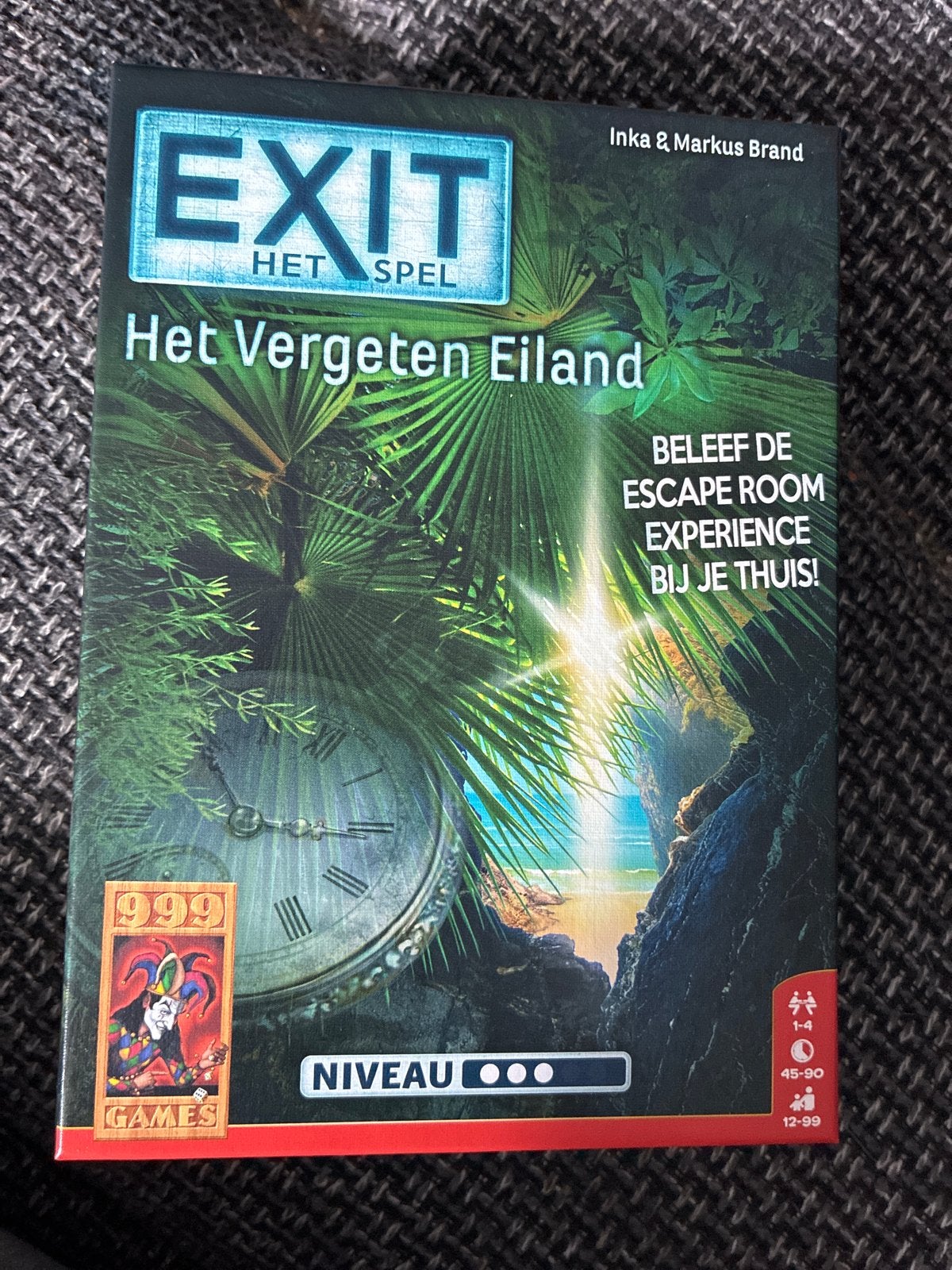 NIEUW - EXIT Het Spel: Het Vergeten Eiland - Escape Room, Een of twee spelers, Ophalen of Verzenden, Nieuw