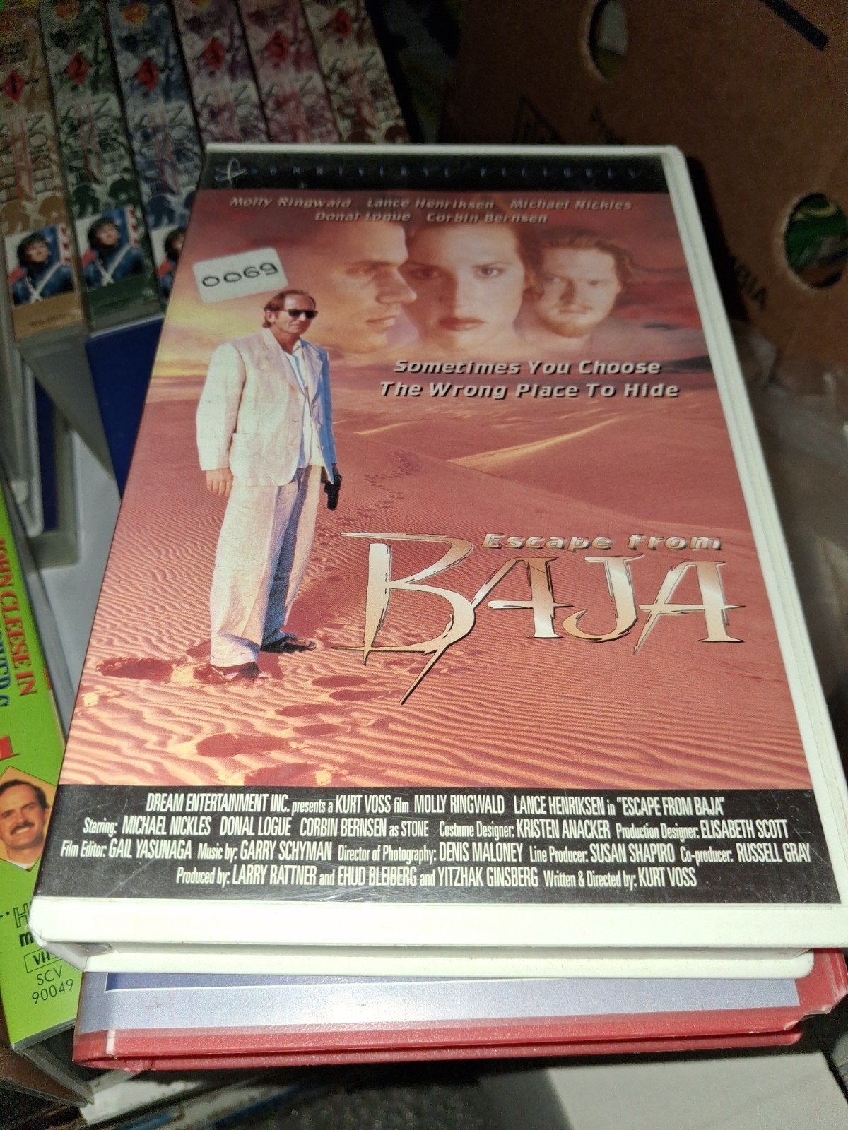 Vhs ex-rental  - Baja, Vanaf 16 jaar, Ophalen of Verzenden, Gebruikt, Horror