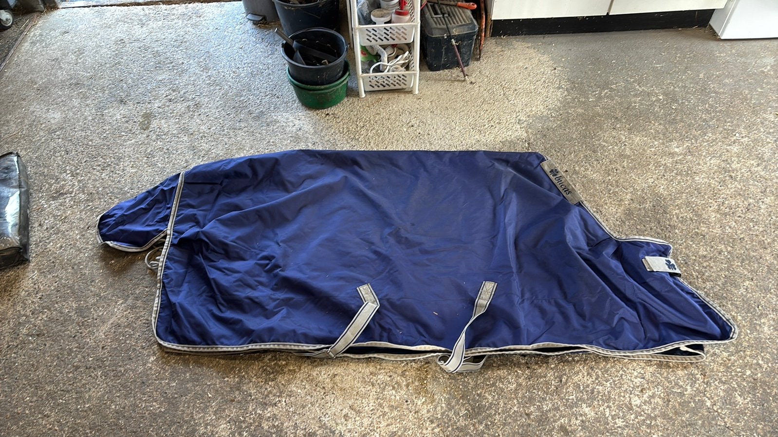 Regendeken Bucas Nieuw 50gram 155/205, 50 g, Dubbele borstsluiting, Overige maten, Blauw
