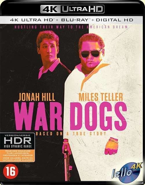 Blu-ray 4K: War Dogs (2016 Miles Teller, Jonah Hill) NL, Ophalen of Verzenden, Nieuw in verpakking, Thrillers en Misdaad