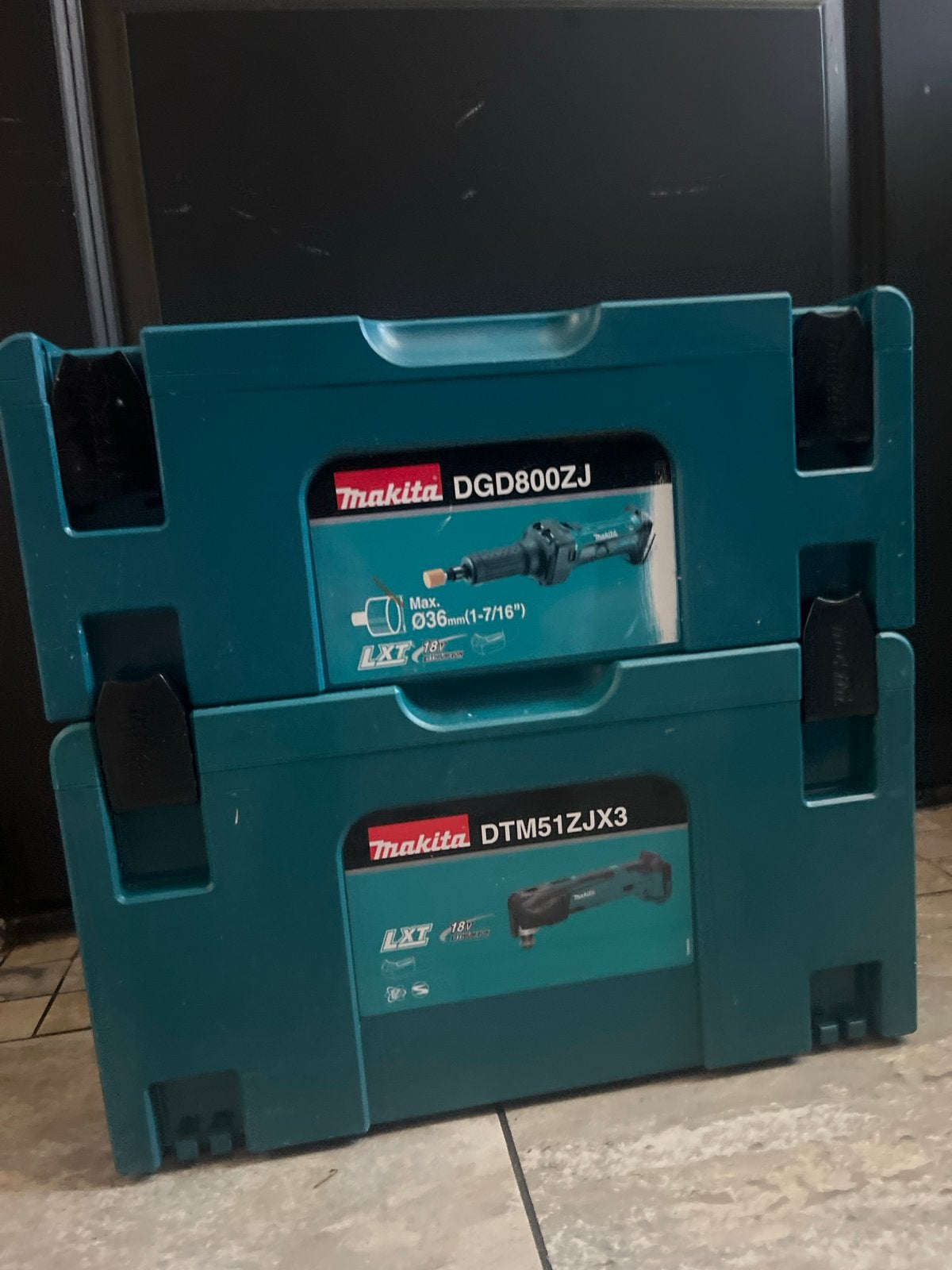 2 makitakoffers, Ophalen, Gebruikt