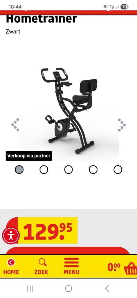 Hometrainer nieuw, Ophalen, Nieuw, Metaal, Benen