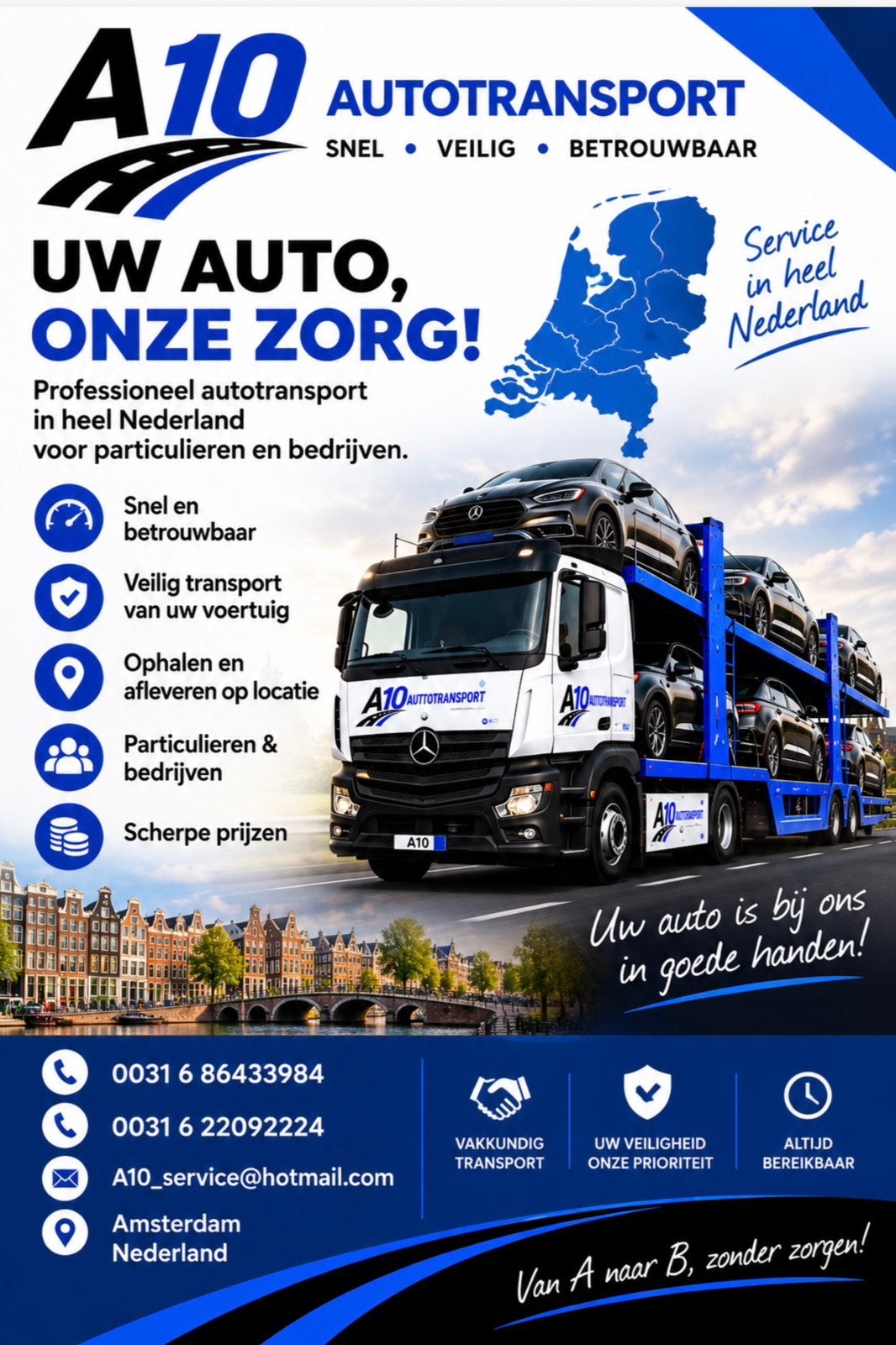 Auto transport, Ophalen of Verzenden