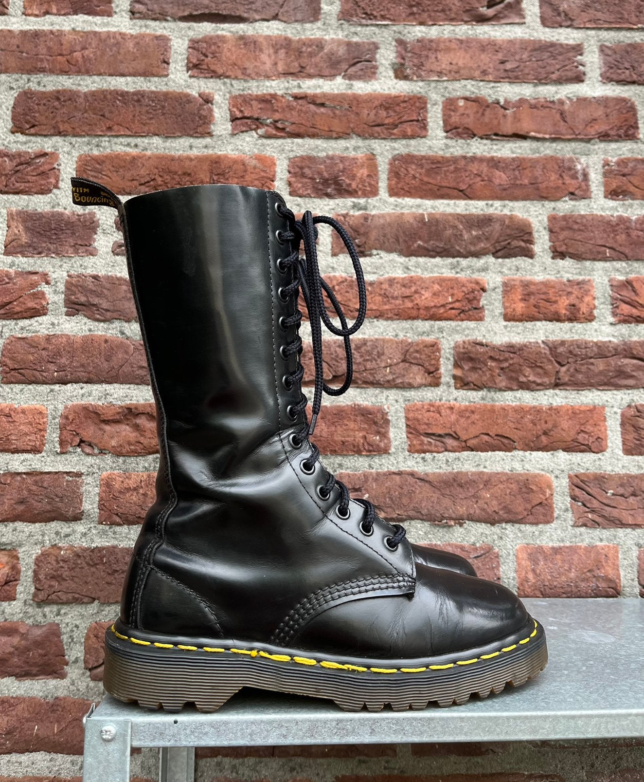 Dr. Martens MIE 14-Eye Mid calf commando laarzen Uk 4/ Eu 37, Hoge laarzen, Dr. Martens, Docs, Zwart