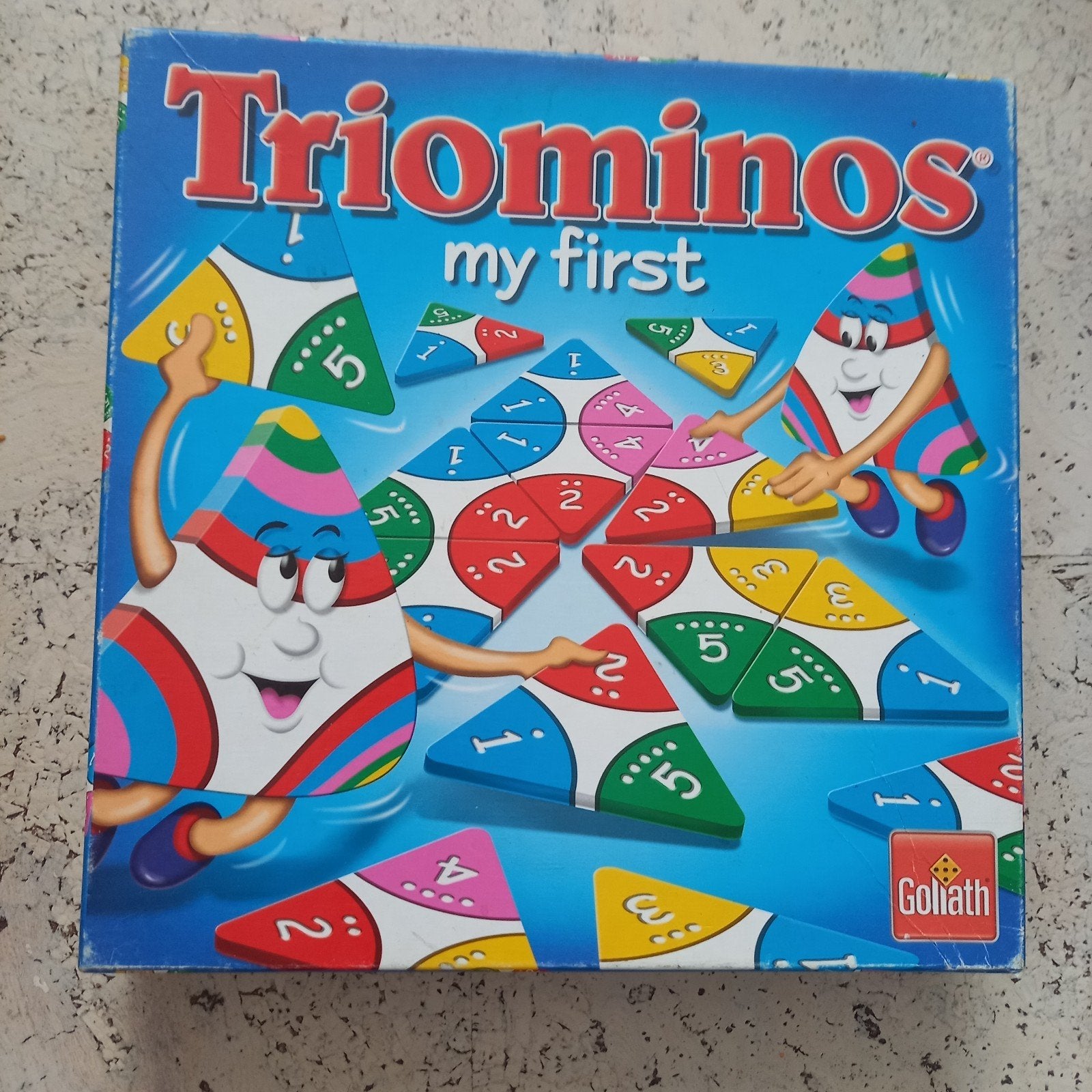 Triominos My First - Educatief Driehoek Domino Spel, Ophalen of Verzenden, Gebruikt, Ontdekken