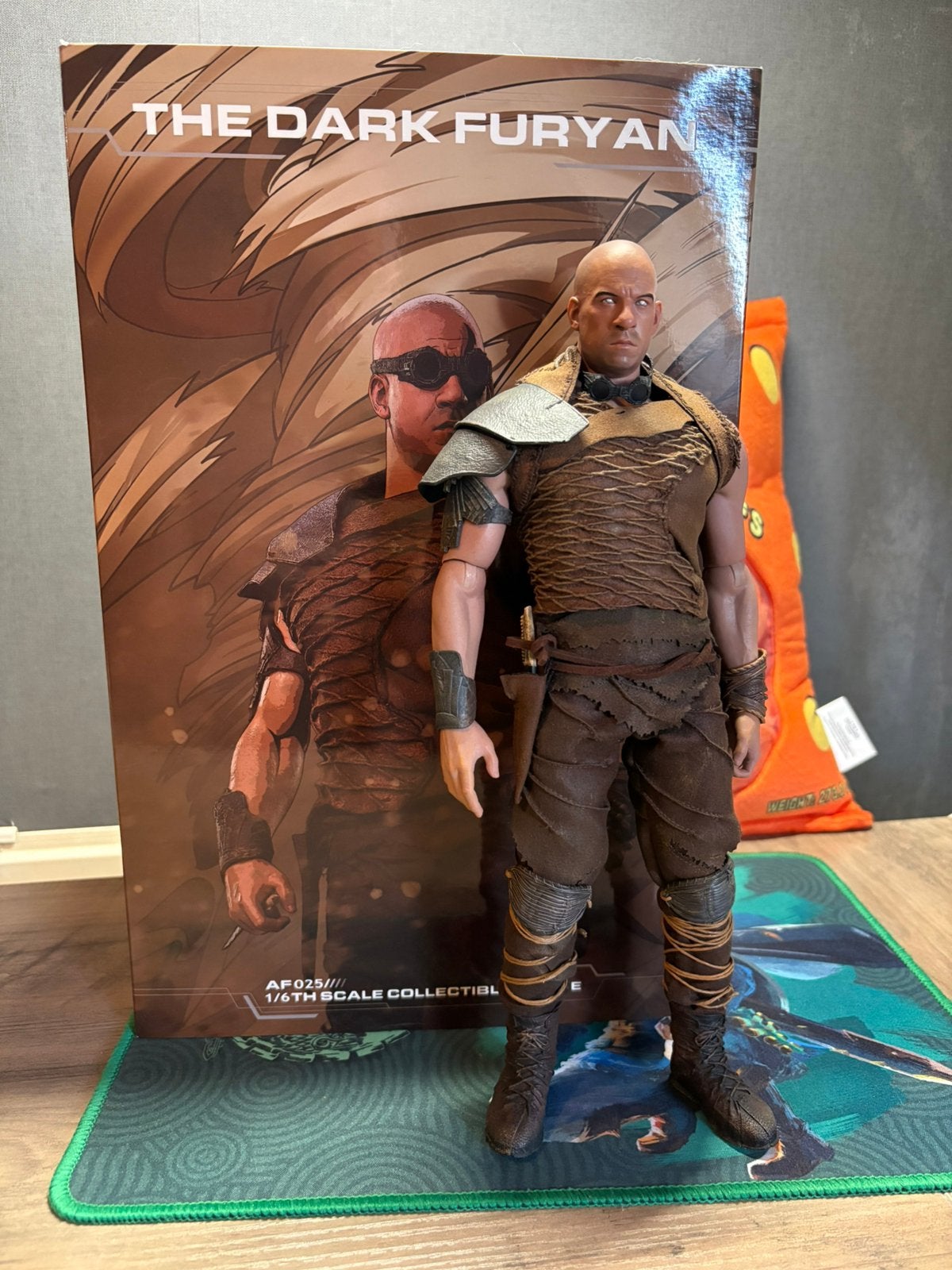 Art Figures Riddick The Dark Furyan 1:6 scale, Verzenden, Zo goed als nieuw, Actiefiguur of Pop