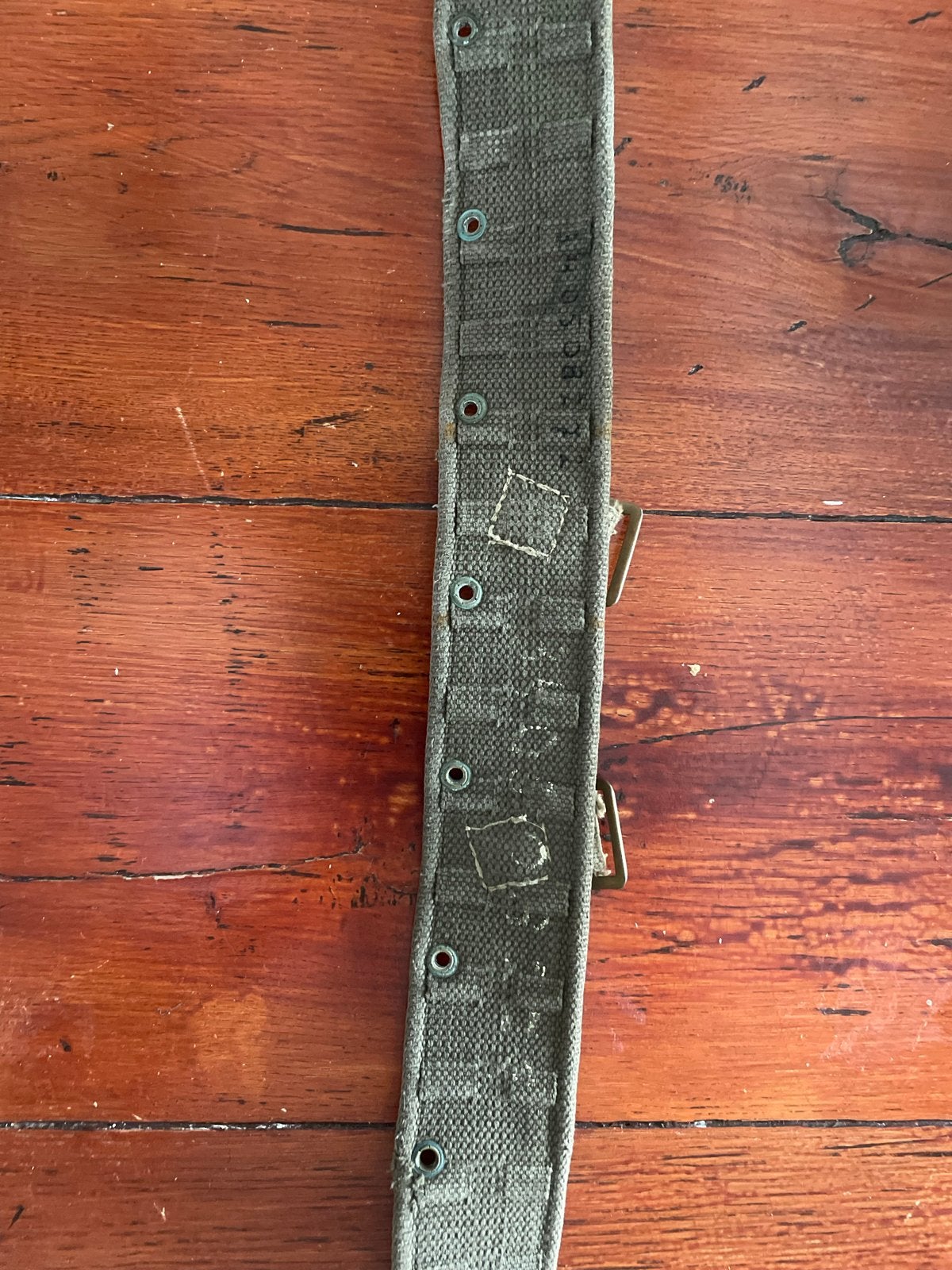 Riem Korea Oorlog / Indonesië met soldaatgegevens, Ophalen of Verzenden, Landmacht, Azië, Kleding of Schoenen