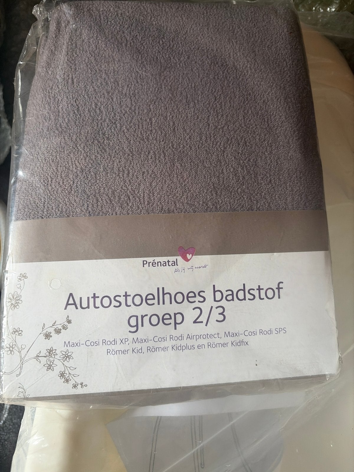 Prénatal Autostoelhoes Badstof Groep 2/3, Ophalen of Verzenden, Nieuw, 15 t/m 36 kg, Overige merken