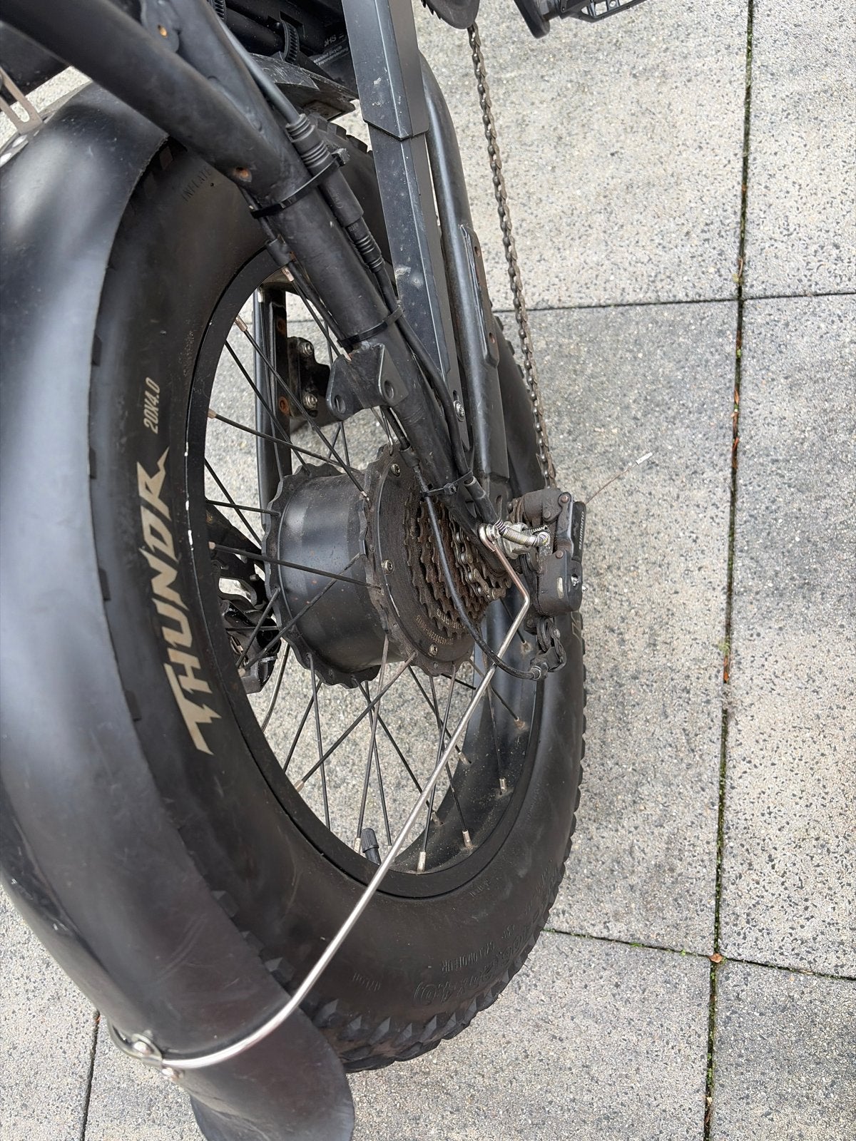 Foto 4 van E-FATHE Fatbike - Zo goed als nieuw