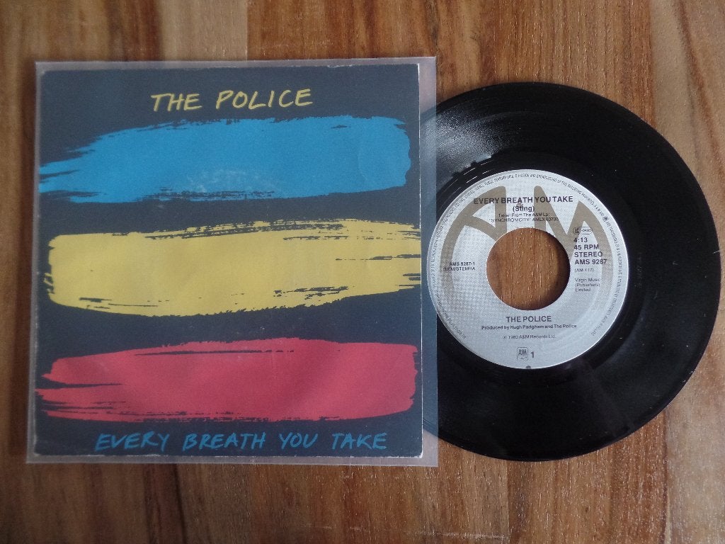 single  The Police - Every Breath You Take, Cd's en Dvd's, Vinyl Singles, Gebruikt, 7 inch, Ophalen of Verzenden, Pop