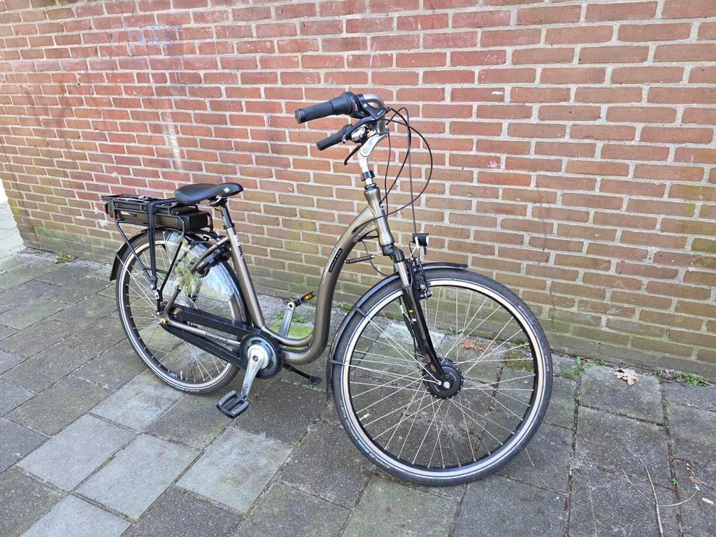 Pointer E.Forta elektrische fiets - lage instap, 475Wh accu, Gebruikt, 51 tot 55 cm, 50 km per accu of meer, Ophalen