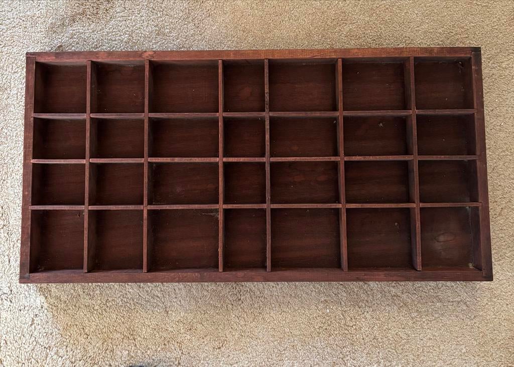 Houten Letterbak / Verzamelbak, Ophalen