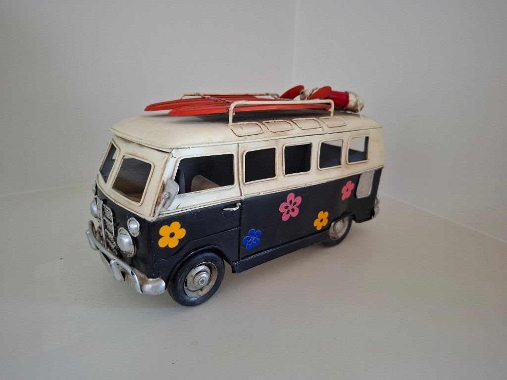 Miniatuur retro camperbusje, Ophalen of Verzenden, Overige typen