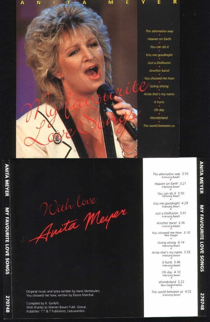 Anita Meyer ( meijer meier ) CD 's LP 's DVD Vinyl-Single, Ophalen of Verzenden, Zo goed als nieuw