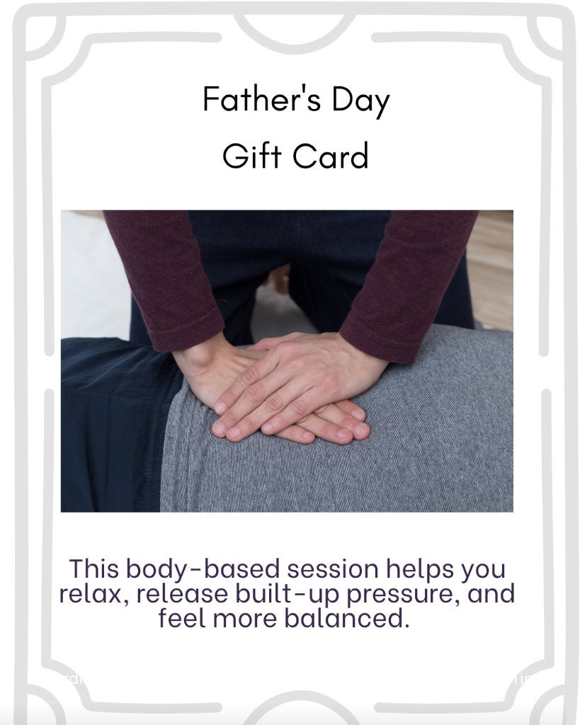 A Father's Day gift he would never book for himself, Ontspanningsmassage