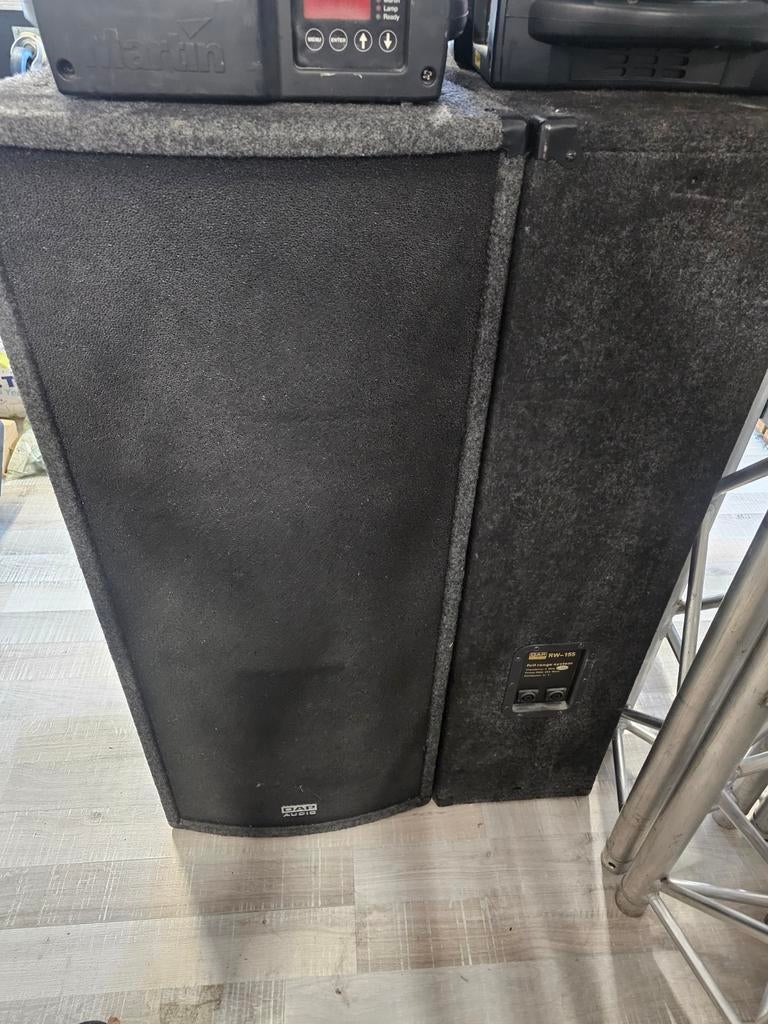 2x Dap Audio RW-155 dubbel 15 inch speakers, Audio, Tv en Foto, Luidsprekers, Ophalen of Verzenden
