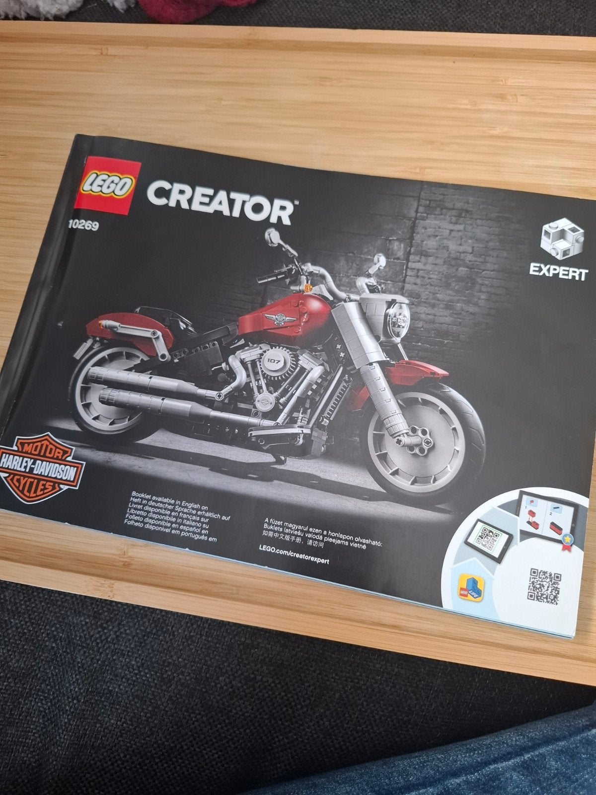Lego Harley Davidson 10269 - 100% compleet, met boekje, Verzenden