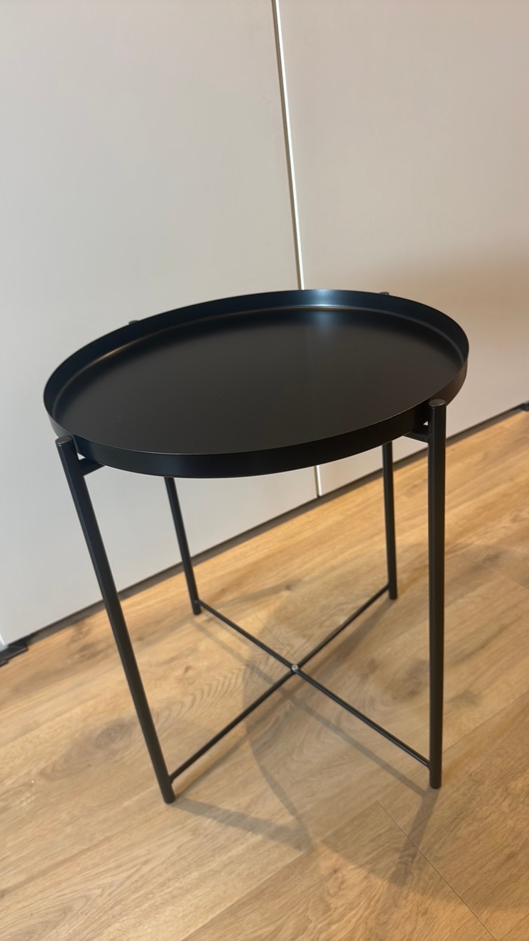 IKEA Gladom bijzettafel, Minder dan 55 cm, Rond, Zo goed als nieuw, Ophalen