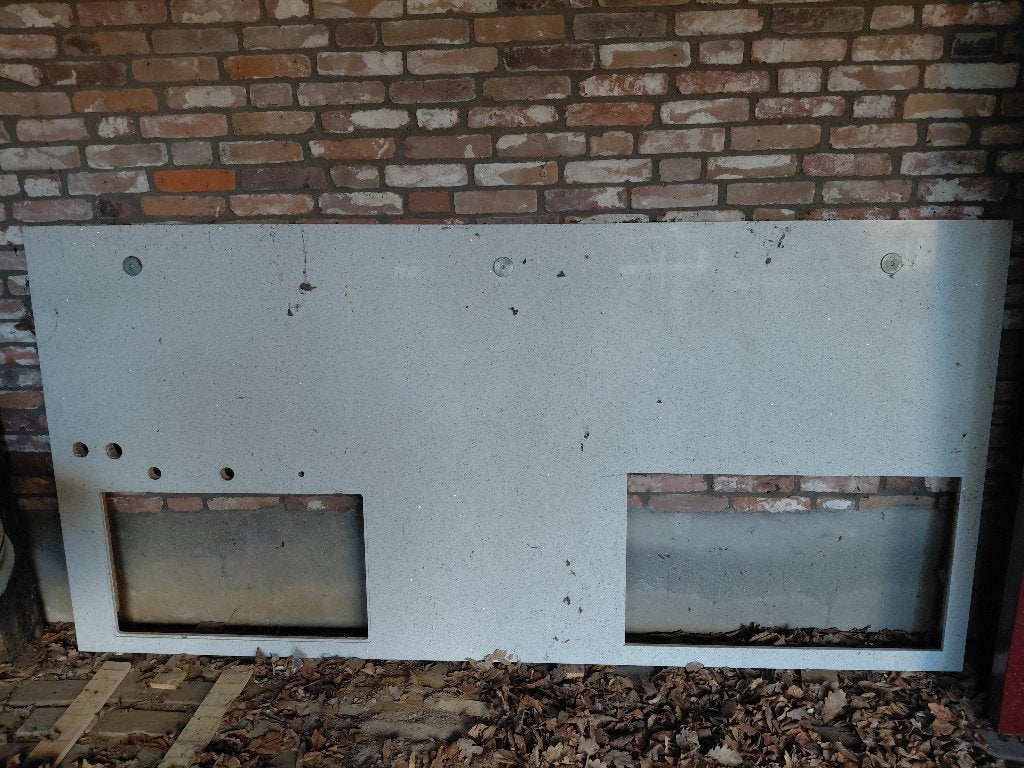 Mooi massief composiet of granieten blad evt voor eiland, Huis en Inrichting, Ophalen, Gebruikt, 75 cm of meer, 200 cm of meer