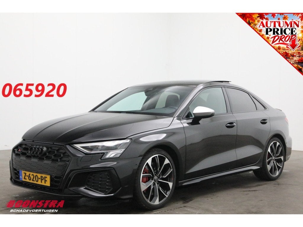 Audi S3 Limousine 2.0 TFSI quattro Pano B&O Camera Nappa ACC, Automaat, Dopplerlaan 4
9207HC  DRACHTEN, NL, Boonstra Schadevoertuigen