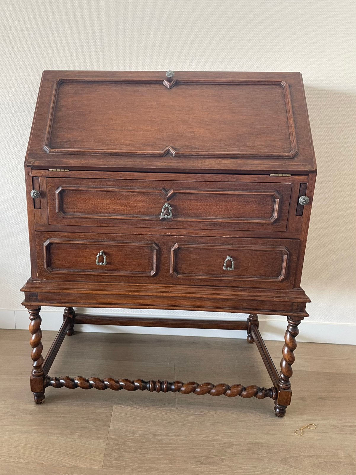 Brocante antieke secretaire bureau buro, Huis en Inrichting, Kasten | Secretaires, Ophalen, Gebruikt