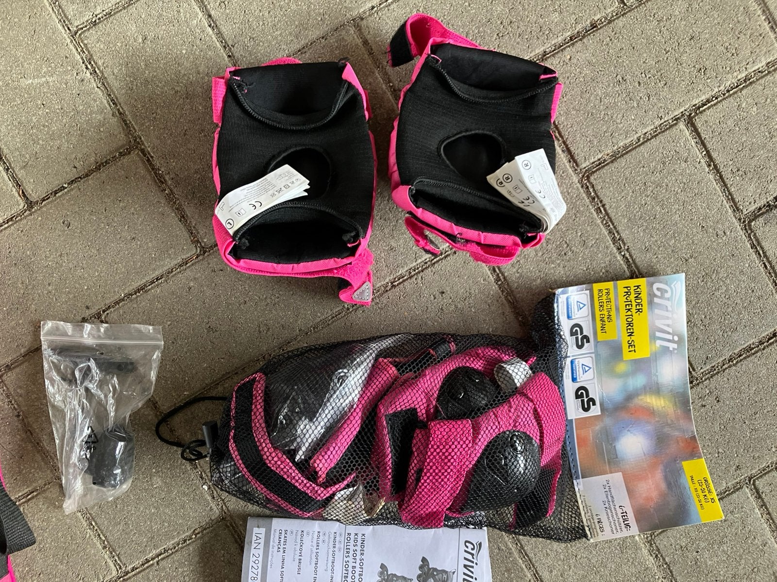 Kinder -Protektoren-set, Ophalen, Zo goed als nieuw