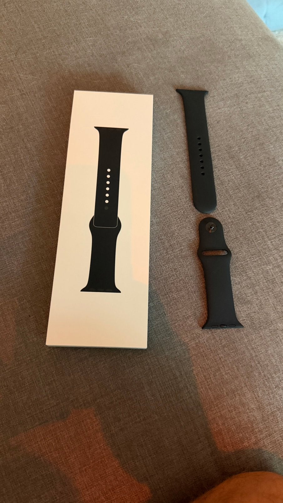 Apple watch sportsband 46mm (origineel), Ophalen of Verzenden, Nieuw, Zwart, IOS