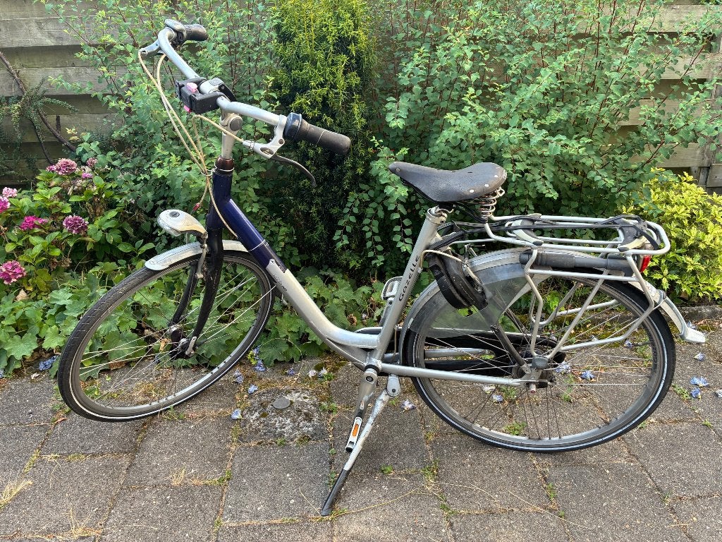 Gazelle damesfiets, Fietsen en Brommers, Fietsen | Dames | Damesfietsen, Ophalen, Velgrem, Versnellingen, Gazelle