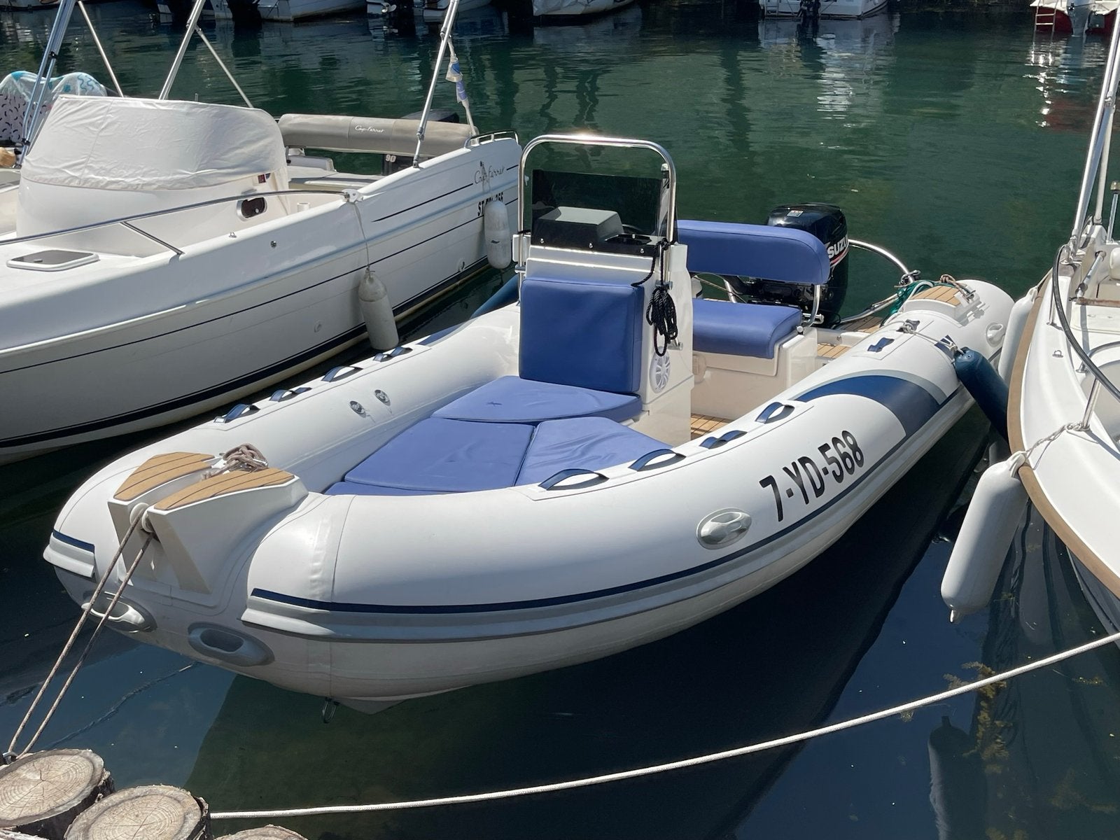 Tiger Marine 480 sportline + Suzuki DF 90 ATL, Watersport en Boten, Ophalen, Gebruikt, PVC, Tiger Marine