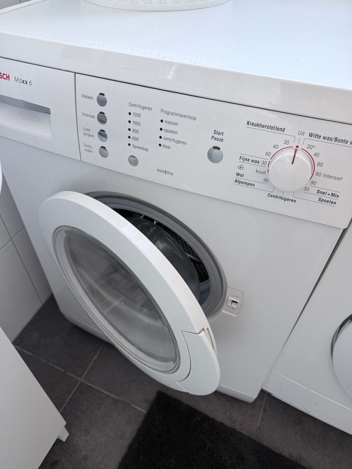 Bosch Maxx 6 Wasmachine - Voorlader met AquaStop, Witgoed en Apparatuur, Ophalen, Gebruikt, Voorlader, Wolwasprogramma